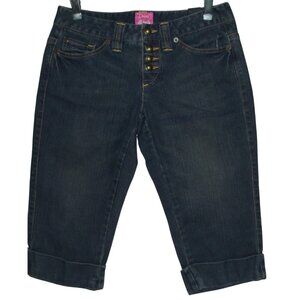 The Limited Denim Capris Womens 0 x 15.5" Drew Crop Pedal Pusher low rise Jeans